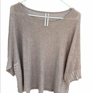 Anthropologie cream high low sweater. Small.